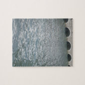 運河のまわりのレプリカのヴィンテージのヨーロッパの建物 ジグソーパズル (横)