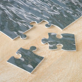 運河のまわりのレプリカのヴィンテージのヨーロッパの建物 ジグソーパズル (側面)