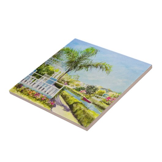 運河のテラス タイル (側面)