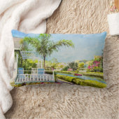 運河のテラス ランバークッション (ブランケット)