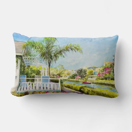 運河のテラス ランバークッション (正面)