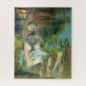 運河の反射（William Meritt Chase著） ジグソーパズル (縦)