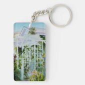 運河の格子垣 キーホルダー (裏面)