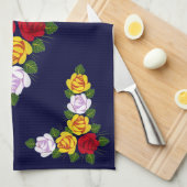 運河の民芸 キッチンタオル (四つ折り)