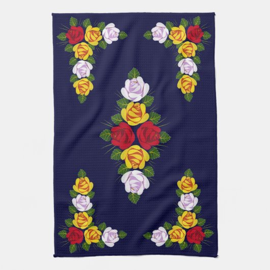 運河の民芸 キッチンタオル (縦)