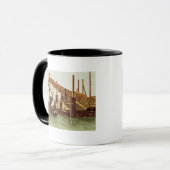 運河の浚渫 マグカップ (正面左)