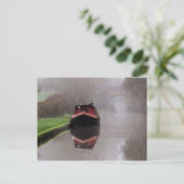 運河の神秘的なバージ ポストカード (スタンド正面)