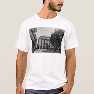 運河の管理の建物、パナマ Tシャツ