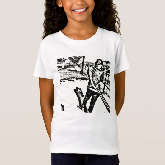運河のtシャツで tシャツ (正面)