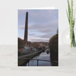 運河をテーマにしたカード。あなた空白の自身のメッセージのために カード