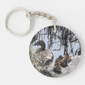 運河をテーマにしたキーリング キーホルダー (正面)