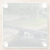 運河をテーマにしたコースター ガラスコースター (裏面)