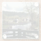 運河をテーマにしたコースター ガラスコースター (裏面)