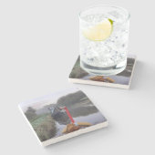 運河をテーマにしたコースター ストーンコースター (横)