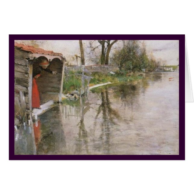 運河を眺める (正面横)