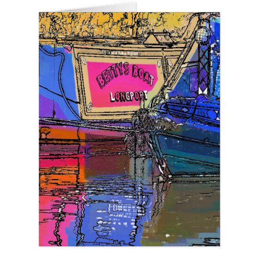 運河カード (正面)