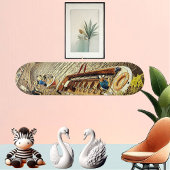 運河セールボートの経路の風景。抽象芸術アートおもしろい スケートボード