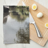 運河ナローボート キッチンタオル (四つ折り)