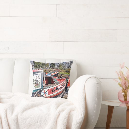 運河ナローボート クッション (ソファ)