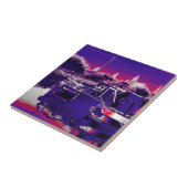 運河ナローボート タイル (側面)