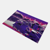 運河ナローボート ドアマット (アングル)