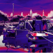 運河ナローボート ドアマット