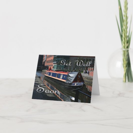 運河ボートがすぐ元気になる カード (正面)