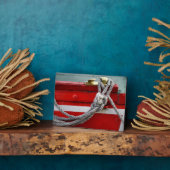 運河ボートの真鍮クリートの古い弓ロープ フォトプラーク (側面)