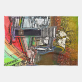 運河ボート キッチンタオル (横)