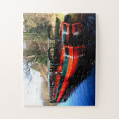 運河ボート ジグソーパズル (縦)