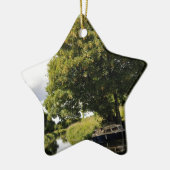 運河ボート セラミックオーナメント (左)