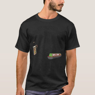 運河ボート&バージボートの所有者のためのナローボート Tシャツ