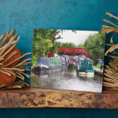 運河ボート フォトプラーク (側面)