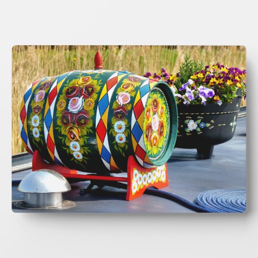 運河ボート フォトプラーク (正面)