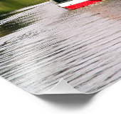 運河ボート フォトプリント            (角)