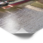 運河ボート フォトプリント            (角)