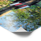 運河ボート フォトプリント (角)