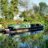 運河ボート フォトプリント