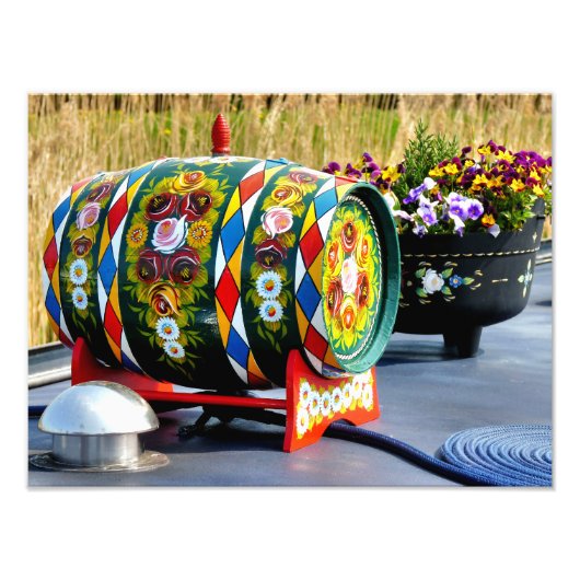 運河ボート フォトプリント            (正面)