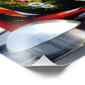 運河ボート フォトプリント            (角)