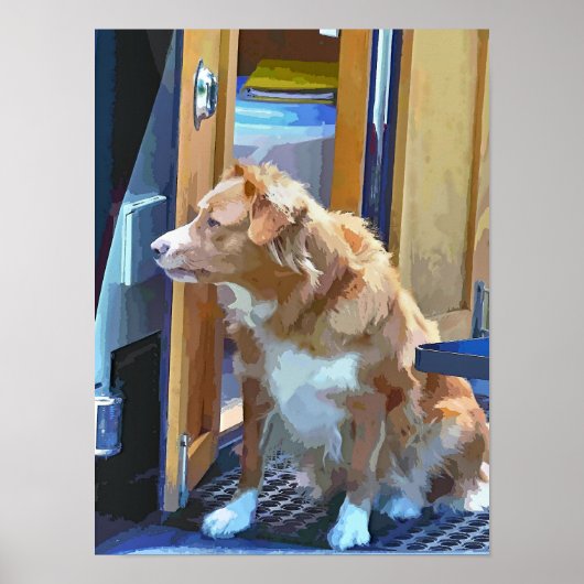 運河ボート ポスター (正面)