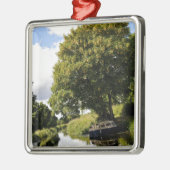 運河ボート メタルオーナメント (左)