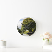 運河ボート ラウンド壁時計 (ホーム)