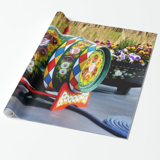 運河ボート ラッピングペーパー (アンロールド)