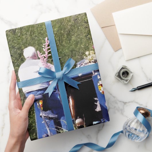 運河ボート ラッピングペーパー (ギフト)