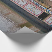 運河ボート ラッピングペーパー (角)