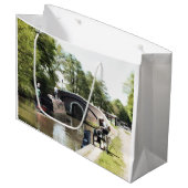 運河ボート ラージペーパーバッグ (正面アングル)