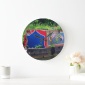 運河ボート ラージ壁時計 (ホーム)