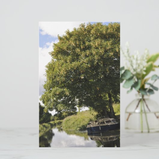 運河ボート 便箋 (スタンド正面)