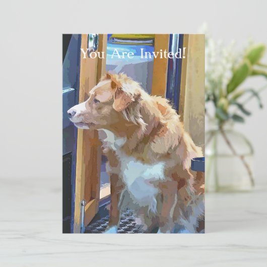 運河ボート 招待状 (スタンド正面)